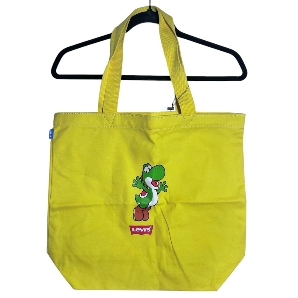 Levi's X Super Mario Yellow Yoshi Tote Bag NWT